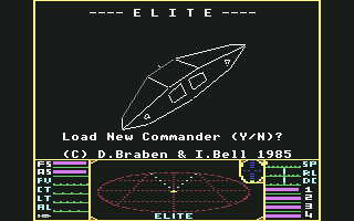 Elite — Load New Commander